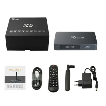 VHXSIN 1PCS Xnano X5 Android 6.0 TV Box Realtek RTD1295 ARM-T820 DDR4 2GB 16GB SATA 3.0 1G 8G
VHXSIN 1PCS Xnano X5 Android 6.0 TV Box Realtek RTD1295 ARM-T820 DDR4 2GB 16GB SATA 3.0 1G 8G