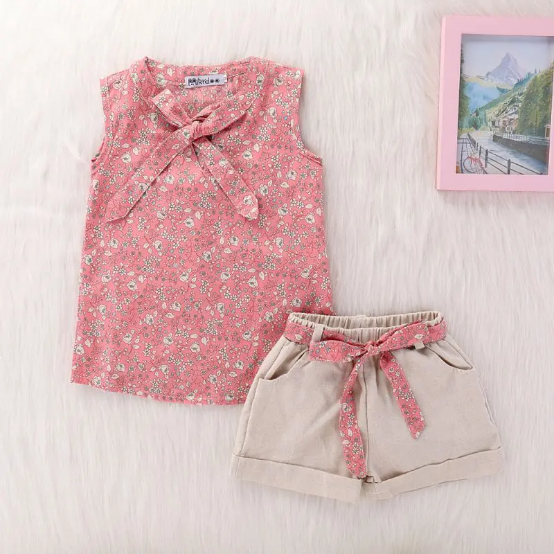 Kids Clothes Sets Baby Girls Summer Suits Country Style Cotton Floral Patterns Short +Pant Girls Clothing Fashion 11
Kids Clothes Sets Baby Girls Summer Suits Country Style Cotton Floral Patterns Short +Pant Girls Clothing Fashion 11