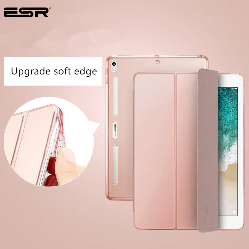 ESR Case for iPad Pro 10.5" Translucent Back Hybrid Soft Bumper Corner Slim Smart Cover case for iPad Pro 10.5
ESR Case for iPad Pro 10.5" Translucent Back Hybrid Soft Bumper Corner Slim Smart Cover case for iPad Pro 10.5