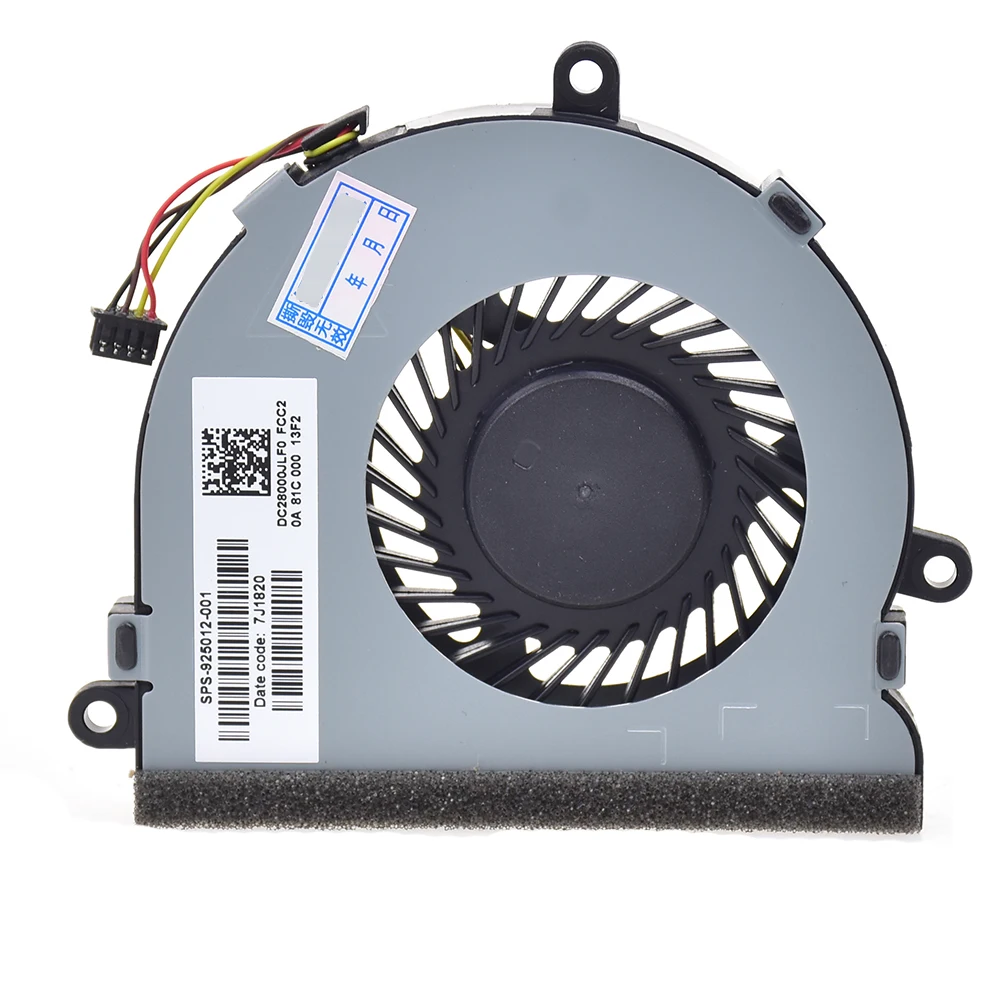 New For HP 15-AC Laptop CPU Fan DC28000GAD0 SPS-813946-001 DFS451205M10T FCA8 Processor Cooler Heatsink Fan
New For HP 15-AC Laptop CPU Fan DC28000GAD0 SPS-813946-001 DFS451205M10T FCA8 Processor Cooler Heatsink Fan