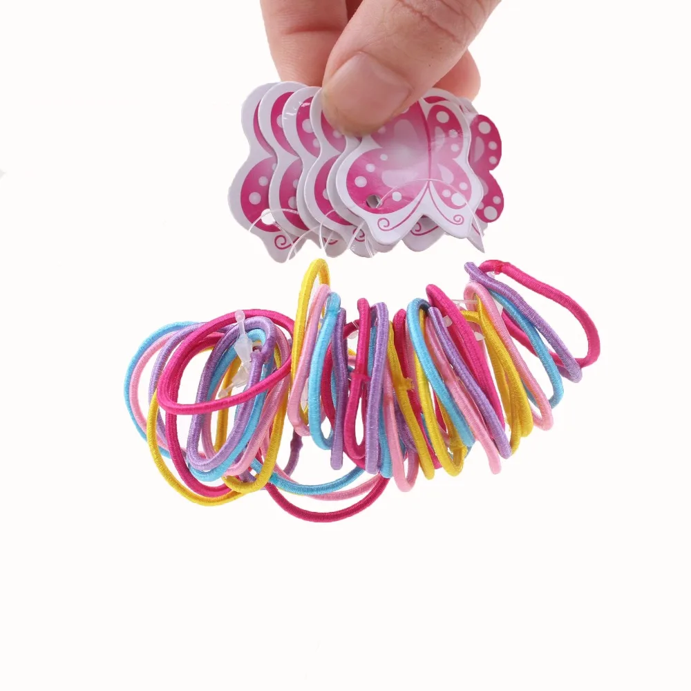2018 Wholesale new card rainbow color 25mm rubber band ponytail holder hair accessories for kids girls 20pcs/lot NN162
2018 Wholesale new card rainbow color 25mm rubber band ponytail holder hair accessories for kids girls 20pcs/lot NN162
