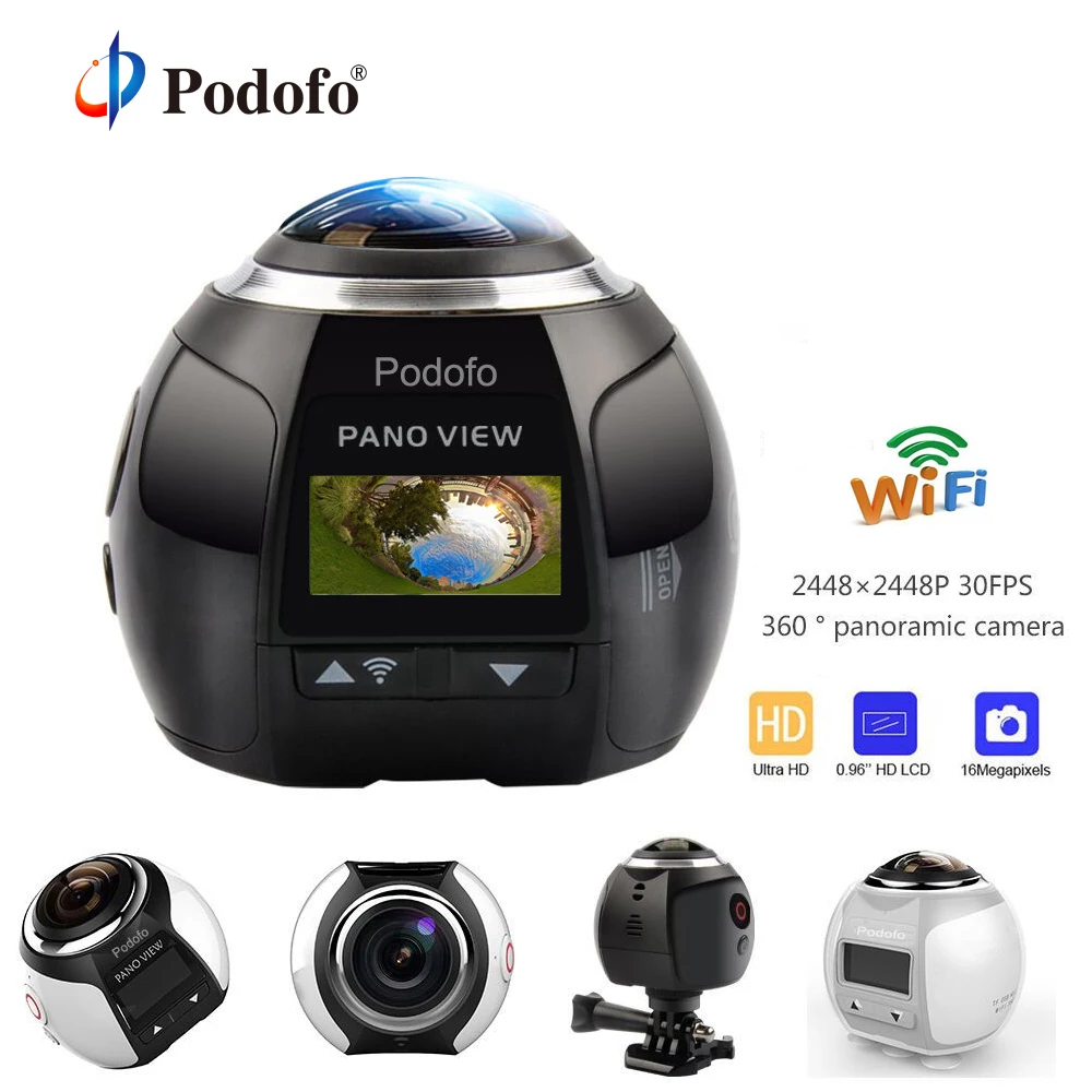 Podofo Mini HD Panoramic 360 Camera Wide Dual Angle Fish Eye Lens VR Video Camera VR Smartphone Type-C USB Sport Action Cam OTG
Podofo Mini HD Panoramic 360 Camera Wide Dual Angle Fish Eye Lens VR Video Camera VR Smartphone Type-C USB Sport Action Cam OTG
