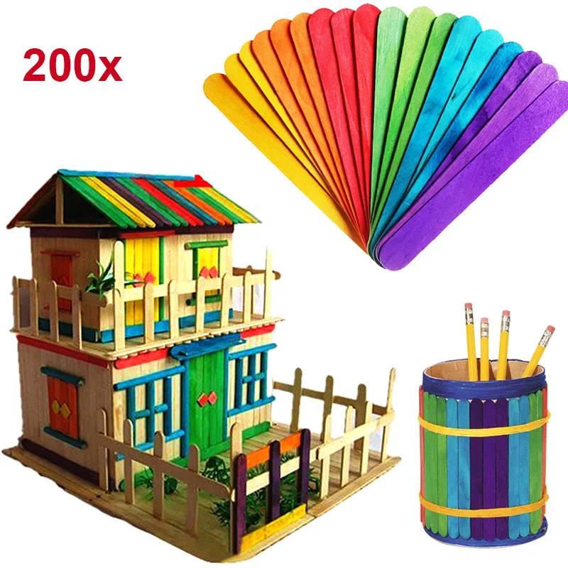 200 Pcs Natural Jumbo Wood Craft Sticks Colored for Wedding Program Fan Handles and Other Wood Crafts NSV775
200 Pcs Natural Jumbo Wood Craft Sticks Colored for Wedding Program Fan Handles and Other Wood Crafts NSV775