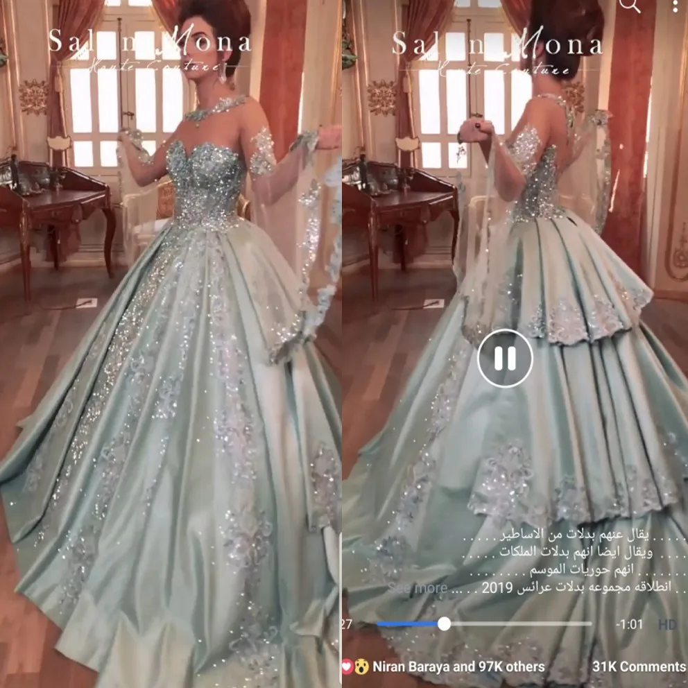 Dubai Evening Gowns Luxury abendkleider Long Formal Dress Prom Party Gowns Beading Crystals Evening Dresses Tiered abiye
Dubai Evening Gowns Luxury abendkleider Long Formal Dress Prom Party Gowns Beading Crystals Evening Dresses Tiered abiye