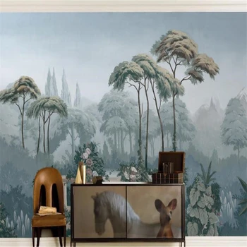 beibehang European dream garden hand-painted tropical jungle mural wallpaper 3D decorative sofa living room background fashion
beibehang European dream garden hand-painted tropical jungle mural wallpaper 3D decorative sofa living room background fashion