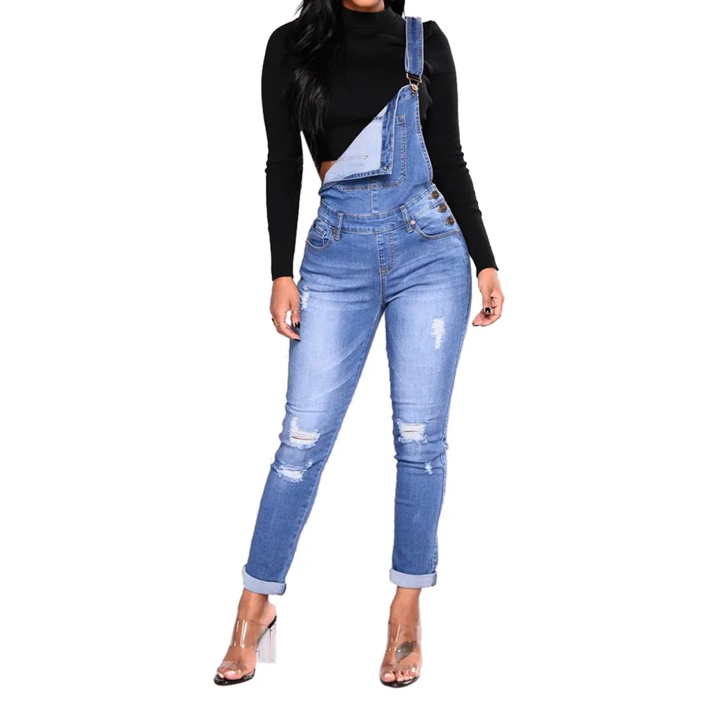 Women Overalls Cool Denim Jumpsuit Ripped Holes Casual Jeans Sleeveless Jumpsuits Hollow Out Rompers Female Overalls 2XL #40
Women Overalls Cool Denim Jumpsuit Ripped Holes Casual Jeans Sleeveless Jumpsuits Hollow Out Rompers Female Overalls 2XL #40