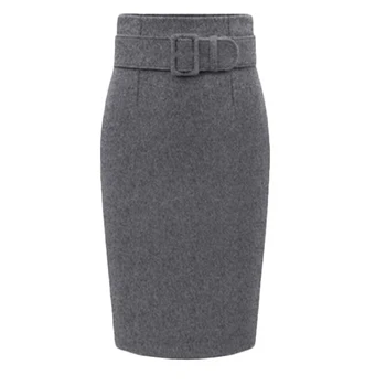 Autumn Winter Women Plus Size Thick Woolen Skirts Slim Belt Office Long Midi Skirt Step A-line Skirt Saias Longa Faldas Mujer
Autumn Winter Women Plus Size Thick Woolen Skirts Slim Belt Office Long Midi Skirt Step A-line Skirt Saias Longa Faldas Mujer