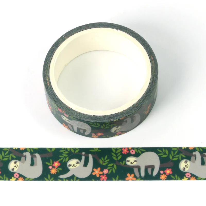 1X Cute Washi Tape Animal Sloth design DIY Planner Masking Tapes School Office Supplies
1X Cute Washi Tape Animal Sloth design DIY Planner Masking Tapes School Office Supplies