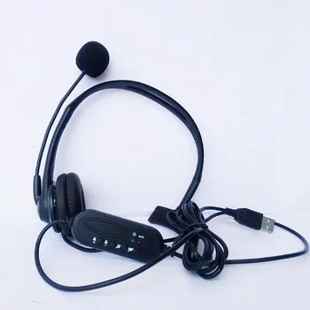 Hands-free Headphones USB Plug Monaural Headset call center computer customer service headset for PC Telephone Laptop Skype Chat
Hands-free Headphones USB Plug Monaural Headset call center computer customer service headset for PC Telephone Laptop Skype Chat