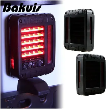 Bakuis For Jeep Wrangler JK JKU Smoke Lens Red LED Tail Light Assembly w/ Turn Signal & Back Up Led Taillights
Bakuis For Jeep Wrangler JK JKU Smoke Lens Red LED Tail Light Assembly w/ Turn Signal & Back Up Led Taillights
