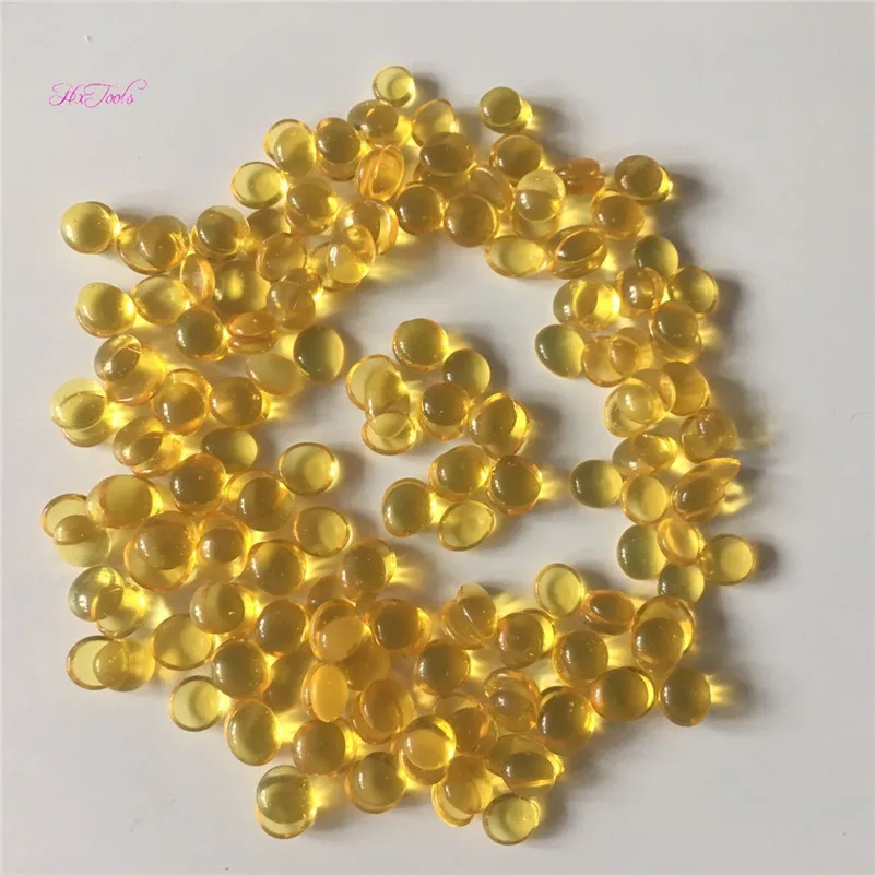 Фото 100g Keratin Fusion Amber Glue Re-bonds Granules Beads Hair Extension Yellow Grain Bead For Bulk | Шиньоны и парики