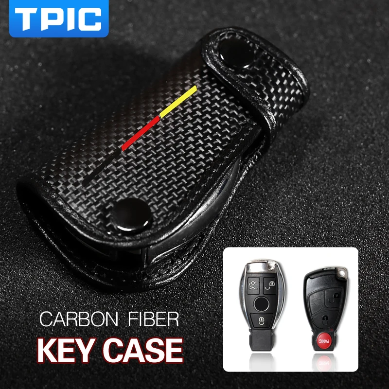 TPIC Carbon Fiber Car Remote Key Cover Case Shell Skin Holder Protector For Mercedes W204 W205 W211 W203 GLA GLK C S E Class
TPIC Carbon Fiber Car Remote Key Cover Case Shell Skin Holder Protector For Mercedes W204 W205 W211 W203 GLA GLK C S E Class
