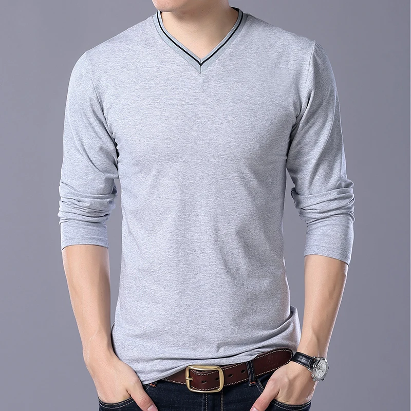 High quality mens spring long sleeve t shirt male casul solid pure cotton v-neck slim fit tee shirts
High quality mens spring long sleeve t shirt male casul solid pure cotton v-neck slim fit tee shirts