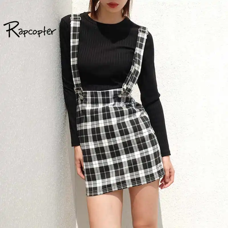 Rapcopter High Waist Mini Skirt Women Fasion Plaid Adjustable Strap Skirt 2018 Sexy Streetwear Skirts
Rapcopter High Waist Mini Skirt Women Fasion Plaid Adjustable Strap Skirt 2018 Sexy Streetwear Skirts