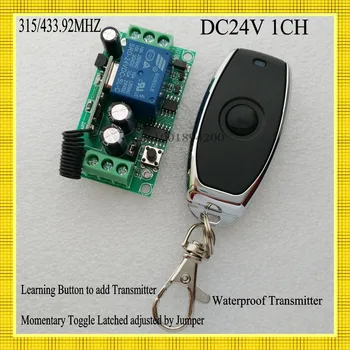 DC 24V 1CH Remote Switch 10A Relay Switching Wireless Controller NO COM NC Button ON OFF Remote Switches 315/433 ASK Smart Home
DC 24V 1CH Remote Switch 10A Relay Switching Wireless Controller NO COM NC Button ON OFF Remote Switches 315/433 ASK Smart Home