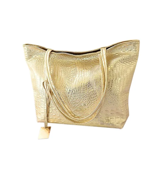 Shoulder Bags Hot Casual Crocodile Women Big Tote Bag Ladies Handbags Bags For Women Gold
Shoulder Bags Hot Casual Crocodile Women Big Tote Bag Ladies Handbags Bags For Women Gold