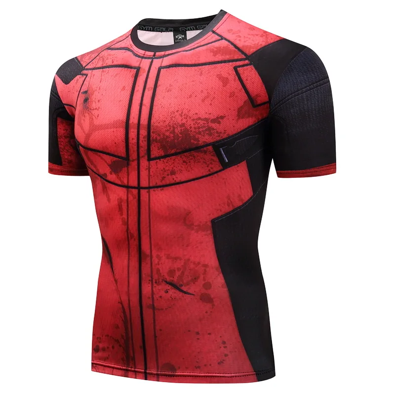 Deadpool Short Sleeve T shirts Men Compression Shirt 2017 New Cosplay Costume Tops For Male Fitness Clothing
Deadpool Short Sleeve T shirts Men Compression Shirt 2017 New Cosplay Costume Tops For Male Fitness Clothing