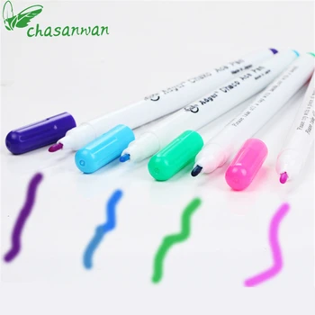 Sewing Accessories 4 Pcs 15.5cm Patchwork Needlework Water Erasable Pens Fabric Markers Soluble Cross Stitch Chalk Tool Pencil,Q