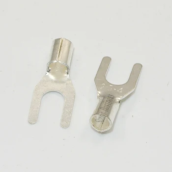 100 Spade Fork Terminal Connector Non-Insulated Uninsulated 22-18 16-14 12-10GA AWG Gauge 5/16"
100 Spade Fork Terminal Connector Non-Insulated Uninsulated 22-18 16-14 12-10GA AWG Gauge 5/16"