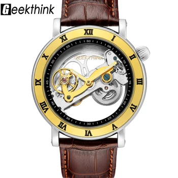Top luxury brand Skeleton Tourbillon automatic Watch Mechanical Men's Leather strap men Wristwatch self wind Relojes Steampunk
Top luxury brand Skeleton Tourbillon automatic Watch Mechanical Men's Leather strap men Wristwatch self wind Relojes Steampunk