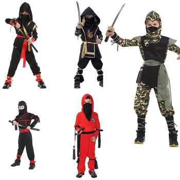 VASHEJIANG Newest Children Super Boy Kidswarrior ninja costumes camouflage Children Cosplay Assassin Costume for Halloween Party
VASHEJIANG Newest Children Super Boy Kidswarrior ninja costumes camouflage Children Cosplay Assassin Costume for Halloween Party