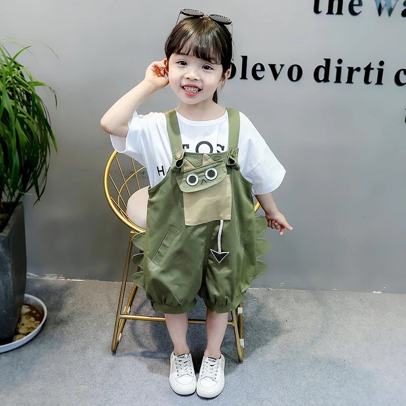 Baby girls Overalls 1-7 years old summer stereo Cartoon soft cute dinosaur monster shorts casual ocean bib children's pants
Baby girls Overalls 1-7 years old summer stereo Cartoon soft cute dinosaur monster shorts casual ocean bib children's pants