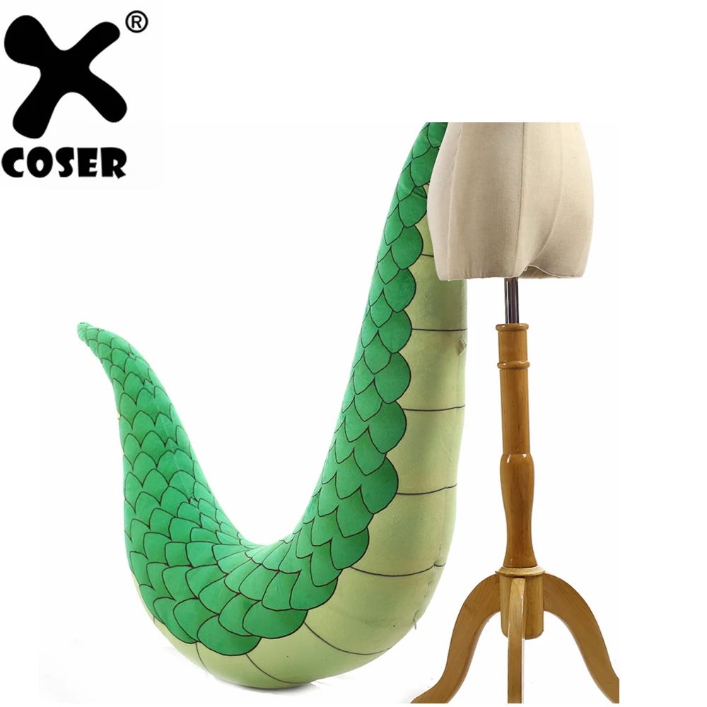 XCOSER Miss Kobayashi's Dragon Maid Tohru Tail Green Inflatable Cosplay Prop Japanese Anime Halloween Cosplay Costume Prop
XCOSER Miss Kobayashi's Dragon Maid Tohru Tail Green Inflatable Cosplay Prop Japanese Anime Halloween Cosplay Costume Prop