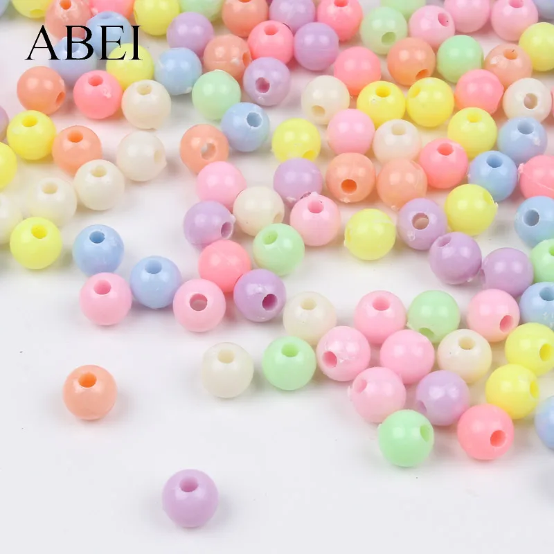 200pcs 5mm Candy Colors Round Beads Resin Plastic Loose Bead DIY Handmade Crafts Sewing Garments Accessories
200pcs 5mm Candy Colors Round Beads Resin Plastic Loose Bead DIY Handmade Crafts Sewing Garments Accessories