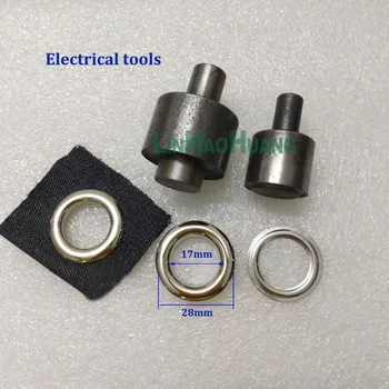Metal Steel Die Mould Inner Diameter 17*28mm for Metal Grommet Machine Hand Press Eyelets Spot Snap Button Mould Tool Fit
Metal Steel Die Mould Inner Diameter 17*28mm for Metal Grommet Machine Hand Press Eyelets Spot Snap Button Mould Tool Fit