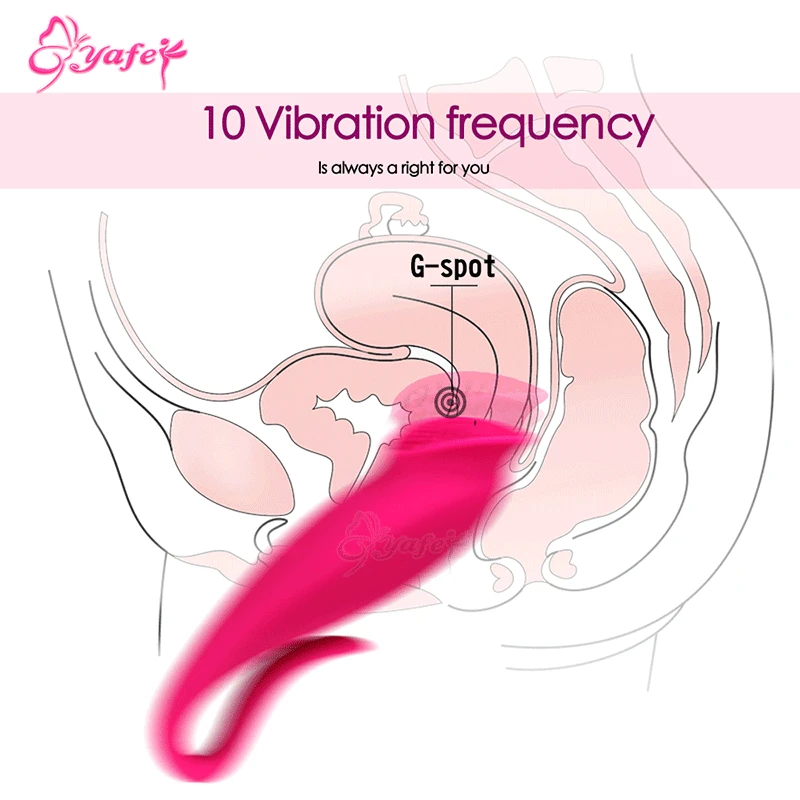10 Speed G spot vibrator Oral Sex vibrator Clit Stimulation electric vibrating dildo Sex toy for couples sex toy for Women 2