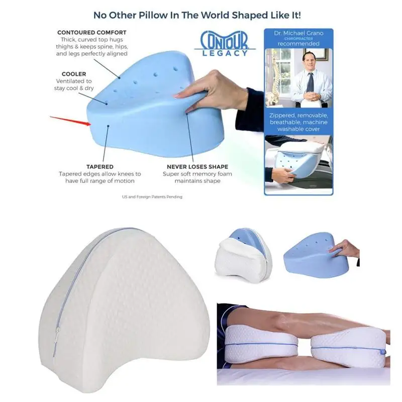 1PC Contour Legacy Leg Pillow Bed Foam Back Hip Leg Knee Support Wedge Sciatica Nerve Presal Soft Pillow
1PC Contour Legacy Leg Pillow Bed Foam Back Hip Leg Knee Support Wedge Sciatica Nerve Presal Soft Pillow