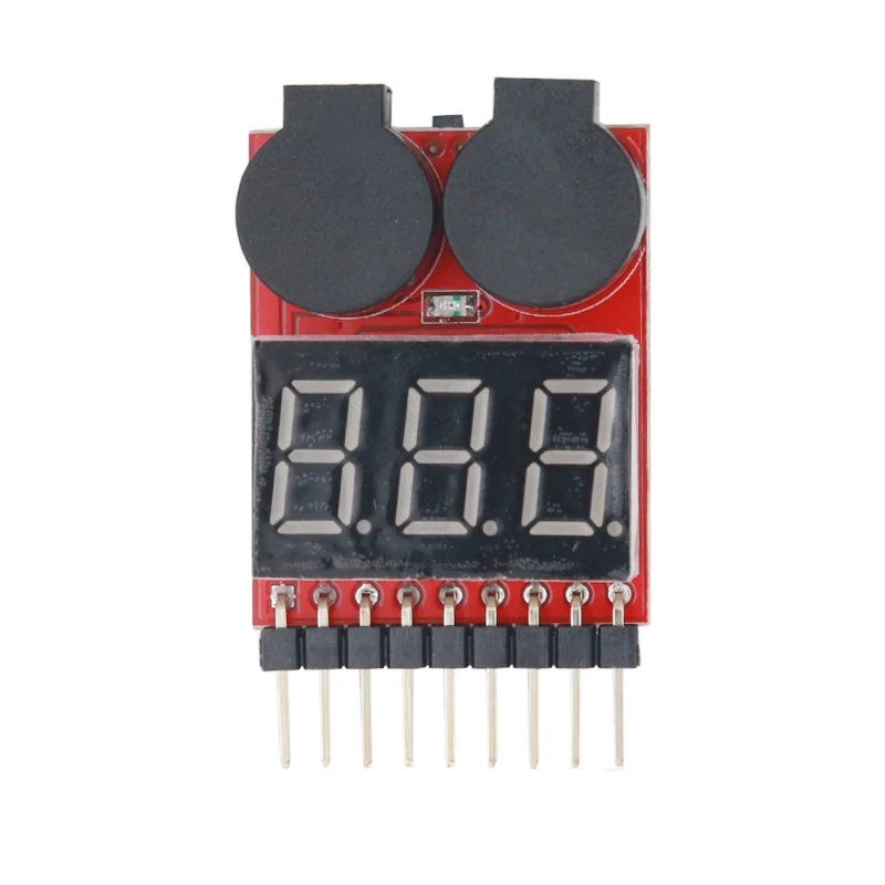 Digital RC Voltage Meter Monitor Tester 2 IN1 Low Buzzer Alarm 1S-8S Lipo Li-on Fe Helicopter Battery 30% off
Digital RC Voltage Meter Monitor Tester 2 IN1 Low Buzzer Alarm 1S-8S Lipo Li-on Fe Helicopter Battery 30% off