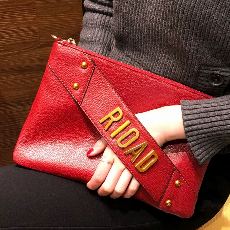 Fashion rivet Women Day Clutches designer clutch purse PU leather famous Chain women Crossbody bag lady envelope clutch wallet
Fashion rivet Women Day Clutches designer clutch purse PU leather famous Chain women Crossbody bag lady envelope clutch wallet