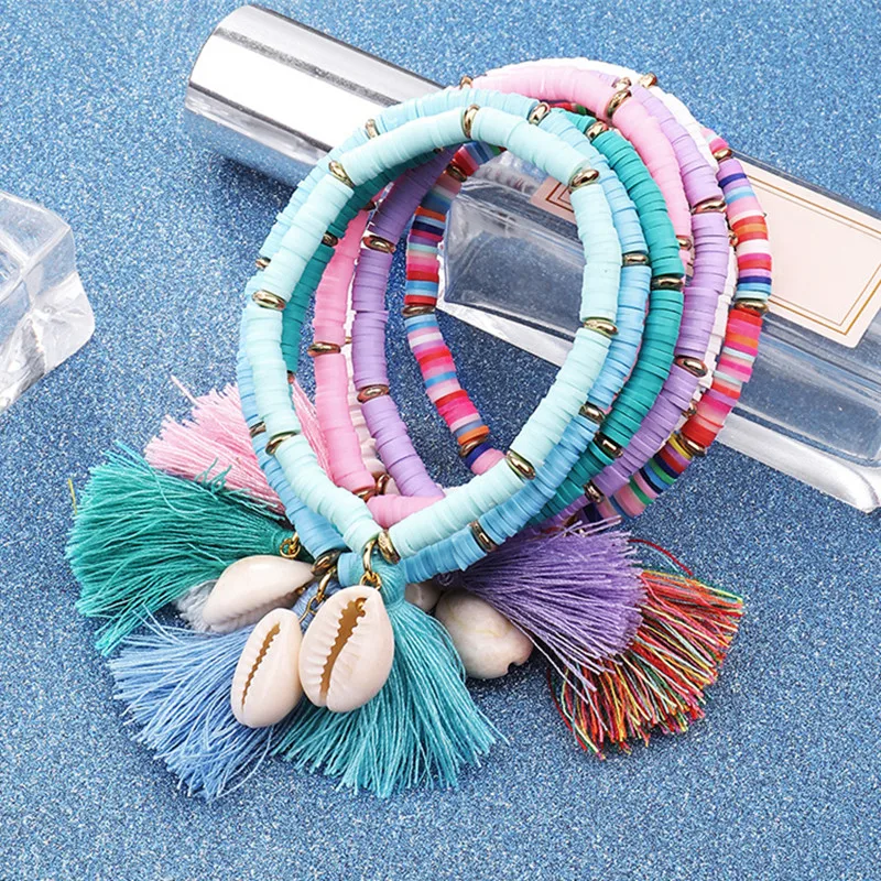 DIEZI Multicolor Bohemian Shell Tassel Bracelet 7 colors Ehthic Beach Boho Statement Cotton Rope Chain Woven Bracelet for Women
DIEZI Multicolor Bohemian Shell Tassel Bracelet 7 colors Ehthic Beach Boho Statement Cotton Rope Chain Woven Bracelet for Women
