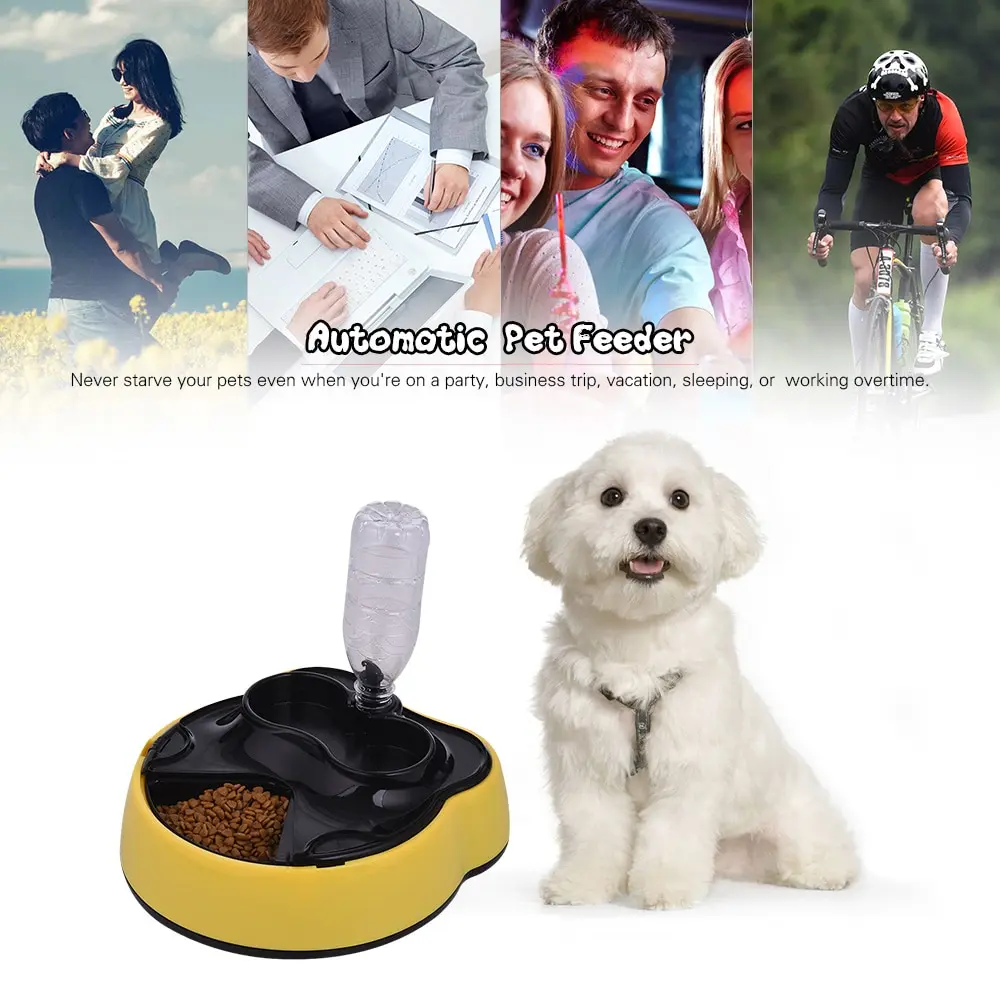 Automatic Pet Feeder Timing Dog Cat Food Dispenser 4 Meals Water Bowl Tray for Puppy Kitten
Automatic Pet Feeder Timing Dog Cat Food Dispenser 4 Meals Water Bowl Tray for Puppy Kitten