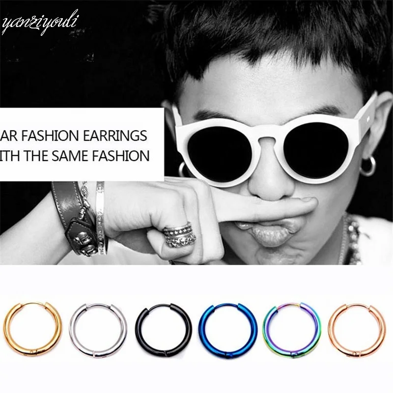 1 Pcs Korean Circle Round Stainless Steel Stud Earrings for Men Women Fashion Earring Girl 2019 Brincos Pequenos Bijoux
1 Pcs Korean Circle Round Stainless Steel Stud Earrings for Men Women Fashion Earring Girl 2019 Brincos Pequenos Bijoux