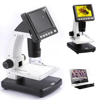 Desktop 3.5" LCD Digital Microscope 10-300X up to 1200x Magnification 5M Resolution and Measurement Storage Card
Desktop 3.5" LCD Digital Microscope 10-300X up to 1200x Magnification 5M Resolution and Measurement Storage Card