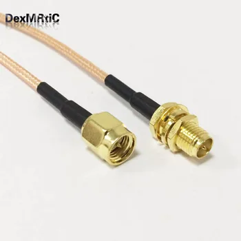 New SMA Male Plug Switch RP-SMA Female male pin Convertor RG316 Cable 15CM 6" Adapter
New SMA Male Plug Switch RP-SMA Female male pin Convertor RG316 Cable 15CM 6" Adapter