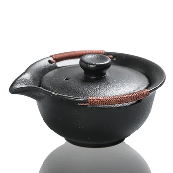 150ml High Quality Taiwanese Chan Feng Gong Fu Teapot With Anti Hot Rope Black Porcelain White Tea Tea Pot Puer Tea Pot
150ml High Quality Taiwanese Chan Feng Gong Fu Teapot With Anti Hot Rope Black Porcelain White Tea Tea Pot Puer Tea Pot