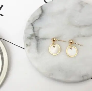 ed 0252 2017 new clothing accessories simple geometric circular shells golden circle combination earrings female and texture rin
ed 0252 2017 new clothing accessories simple geometric circular shells golden circle combination earrings female and texture rin
