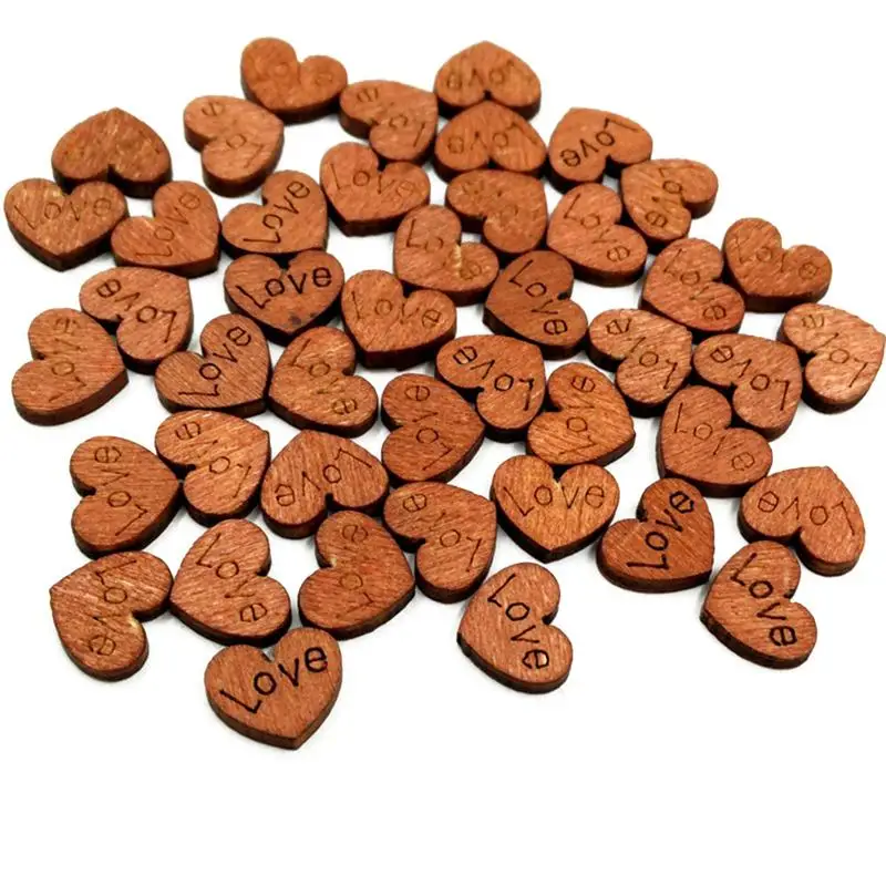 100pcs Wooden Love Heart Shapes Laser Blank Embellishments Craft Card Decor Scrapbooking Craft Cards Wood Craft Decoration
100pcs Wooden Love Heart Shapes Laser Blank Embellishments Craft Card Decor Scrapbooking Craft Cards Wood Craft Decoration