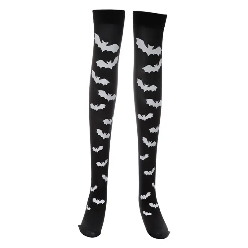 1 Pair Halloween Long Socks Breathable Bats Pattern Over The Knee Comfortable Women High Socks Long Socks Dress Up
1 Pair Halloween Long Socks Breathable Bats Pattern Over The Knee Comfortable Women High Socks Long Socks Dress Up