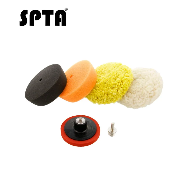 SPTA 3" Mini Buffing and Polishing Pad Buffing Pads Kit , Backing Plate, and 1/4" Drill Adapter --Select Color
SPTA 3" Mini Buffing and Polishing Pad Buffing Pads Kit , Backing Plate, and 1/4" Drill Adapter --Select Color