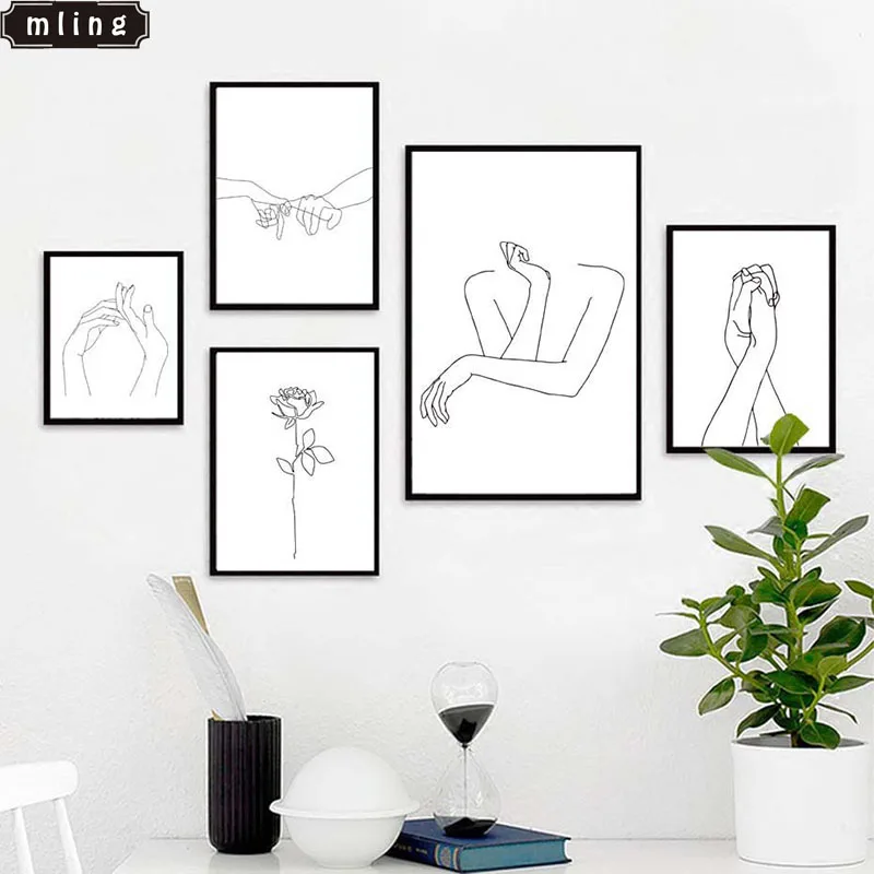 mling 1PC Abstract Women Line Drawing Nordic Poster&Prints Modern Canvas Painting Wall Art Wall Bedroom Home Decor
mling 1PC Abstract Women Line Drawing Nordic Poster&Prints Modern Canvas Painting Wall Art Wall Bedroom Home Decor