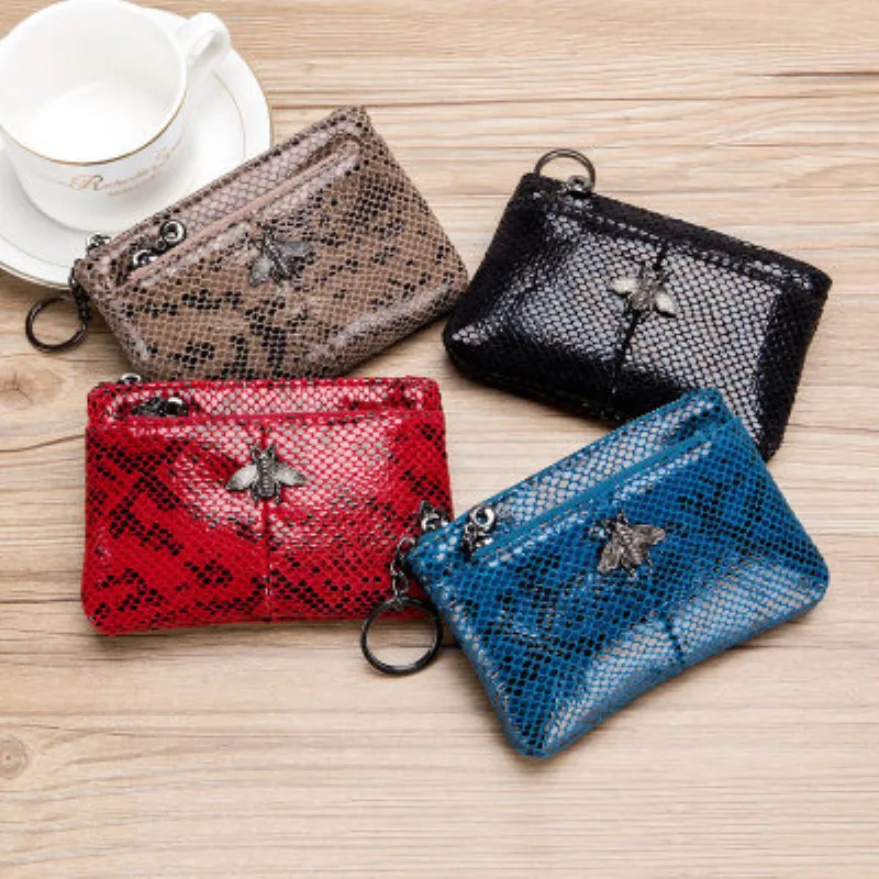 Women's Fashion Wallet Snake Pattern Zipper Coin Purse Ladies Soft Leather Mini Multi-function Coin Bag CD5584/h
Women's Fashion Wallet Snake Pattern Zipper Coin Purse Ladies Soft Leather Mini Multi-function Coin Bag CD5584/h