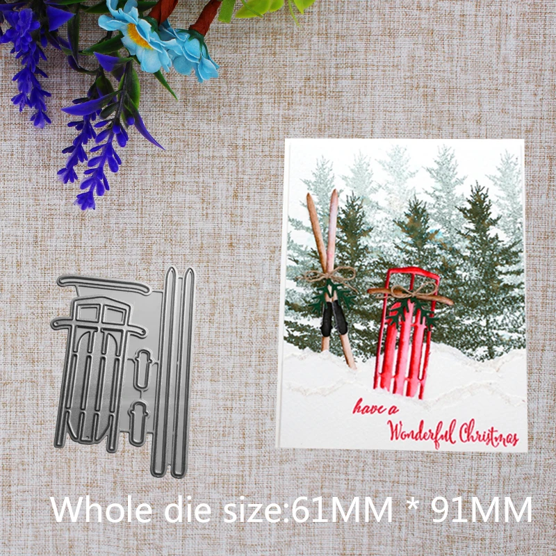 2019 New Arrival Christmas Sled Metal Cutting Dies Stencil DIY Scrapbooking Embossing Decorative Photo Album Paper Card 61x91mm
2019 New Arrival Christmas Sled Metal Cutting Dies Stencil DIY Scrapbooking Embossing Decorative Photo Album Paper Card 61x91mm