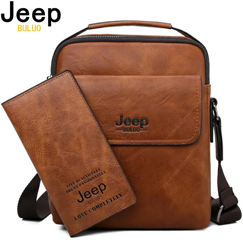 JEEP BULUO Men Shoulder Bags High Quality Man's Messenger Bag Casual Split Leather Crossbody Bags For Men Tote New 2PC/Set
JEEP BULUO Men Shoulder Bags High Quality Man's Messenger Bag Casual Split Leather Crossbody Bags For Men Tote New 2PC/Set