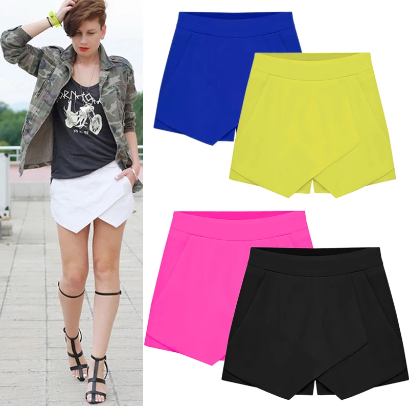 Hot Fashion Womens 6 Color Irregular Low Waist Shorts Culottes Pants New Shorts Skirt
Hot Fashion Womens 6 Color Irregular Low Waist Shorts Culottes Pants New Shorts Skirt