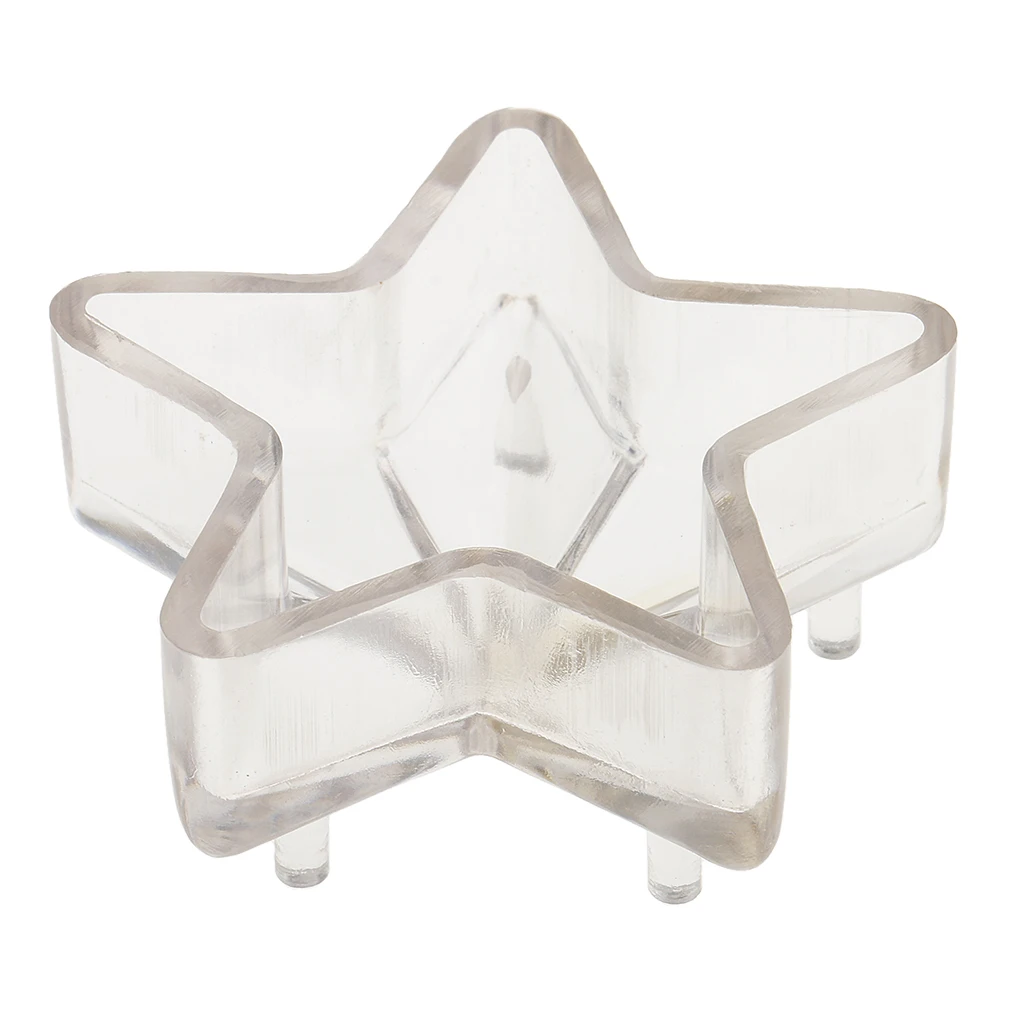 DIY 3D Star Shaped Candle Mould Clear Plastic Candle Soap Plaster Mold Hand-made Candles Aroma Wax Soap Pentagram Molds
DIY 3D Star Shaped Candle Mould Clear Plastic Candle Soap Plaster Mold Hand-made Candles Aroma Wax Soap Pentagram Molds