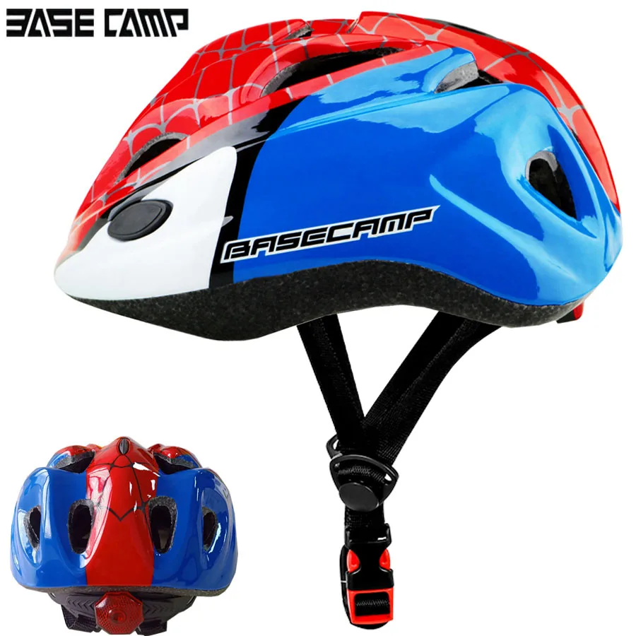 BASECAMP Bike Helmet Spider Man Cartoon Red Blue kidss mtb Outdoor Sport Cycling Helmet Ultralight Bike Helmet casco ciclismo
BASECAMP Bike Helmet Spider Man Cartoon Red Blue kidss mtb Outdoor Sport Cycling Helmet Ultralight Bike Helmet casco ciclismo